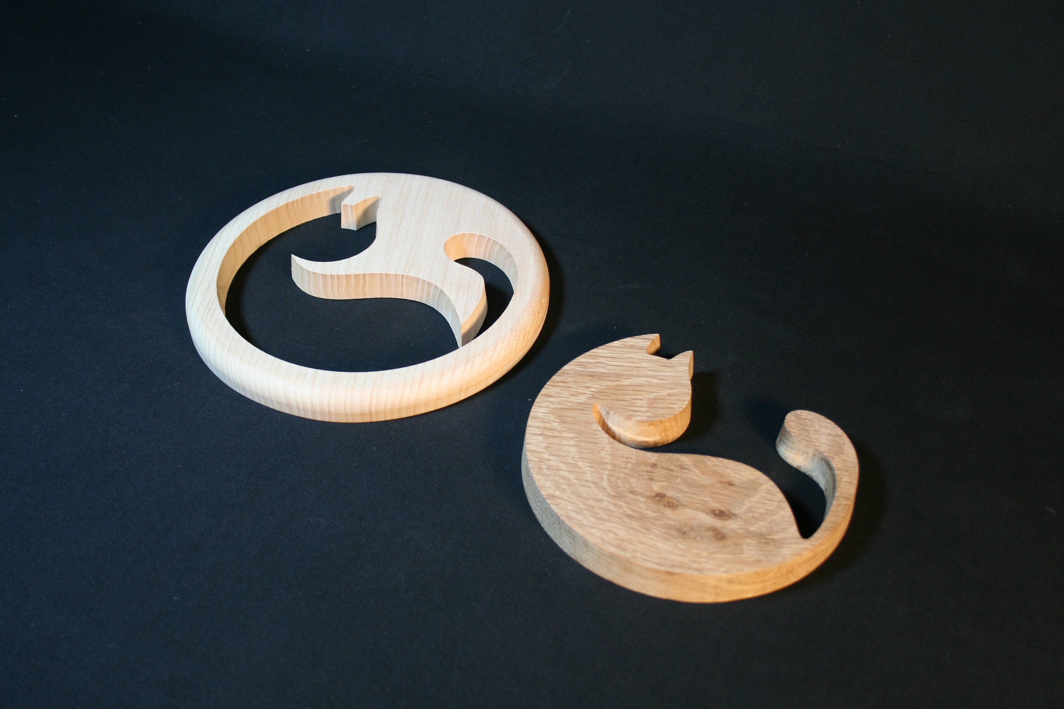 Dessous-de-plat Chat Ying Yang